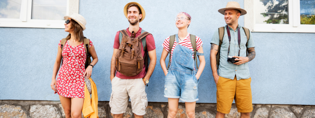 group of travellers