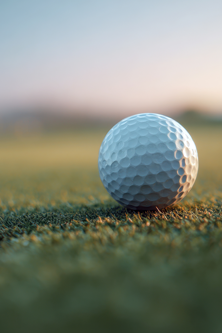 golf ball on green