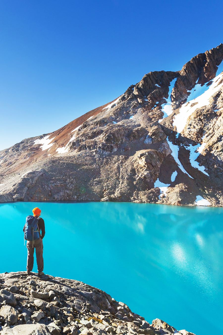traveller hiking