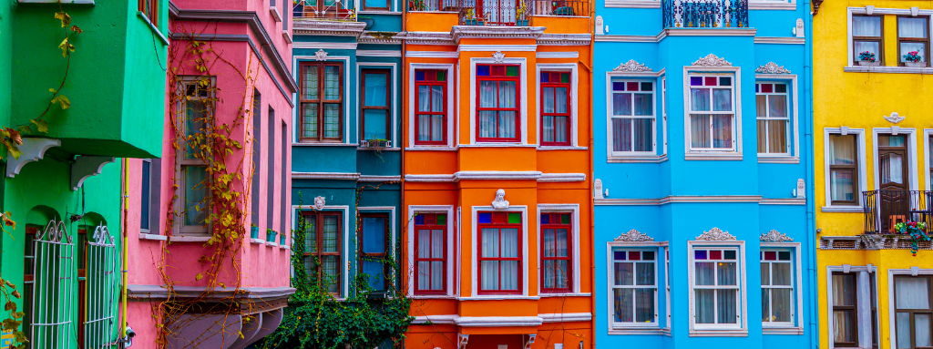 colourful travel destination