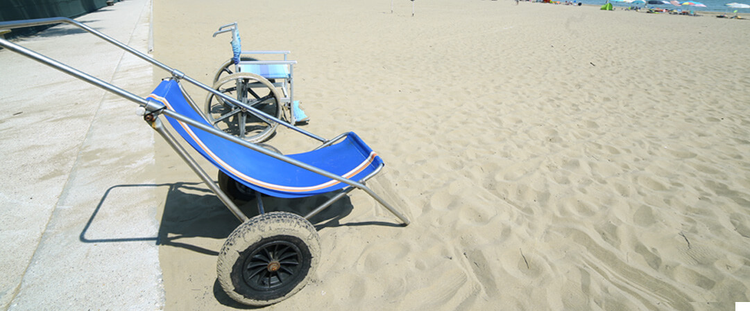 beach wheelchair