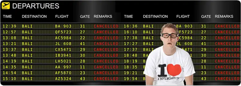 bali ash cloud causes travel insurance confusion